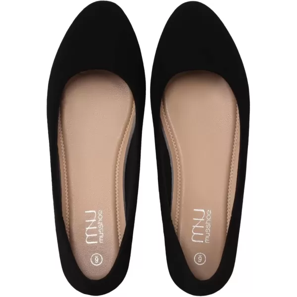 MUSSHOE Flats Shoes Women Pointed Toe Basic Womens Flats