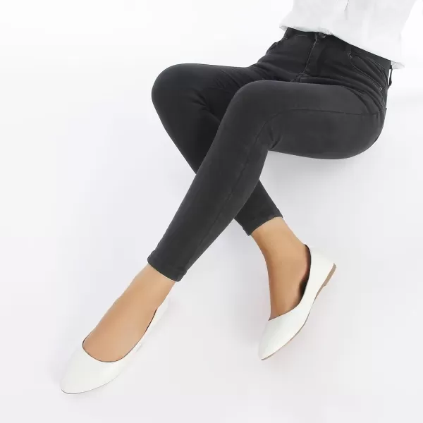 MUSSHOE Flats Shoes Women Pointed Toe Basic Womens Flats