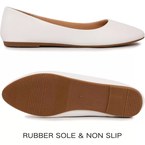 MUSSHOE Flats Shoes Women Pointed Toe Basic Womens Flats
