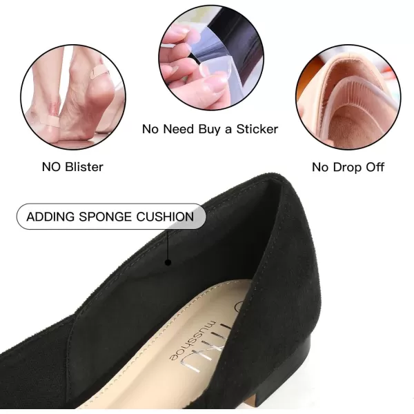 MUSSHOE Flats Shoes Women Pointed Toe Flats for Women Elegant Women's Flats