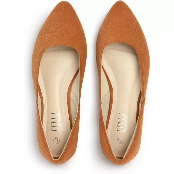 MUSSHOE Flats Shoes Women Pointed Toe Flats for Women Elegant Women's Flats