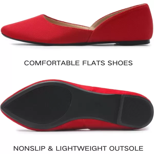 MUSSHOE Flats Shoes Women Pointed Toe Flats for Women Elegant Women's Flats
