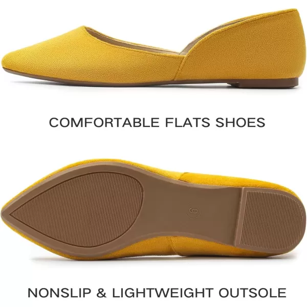 MUSSHOE Flats Shoes Women Pointed Toe Flats for Women Elegant Women's Flats
