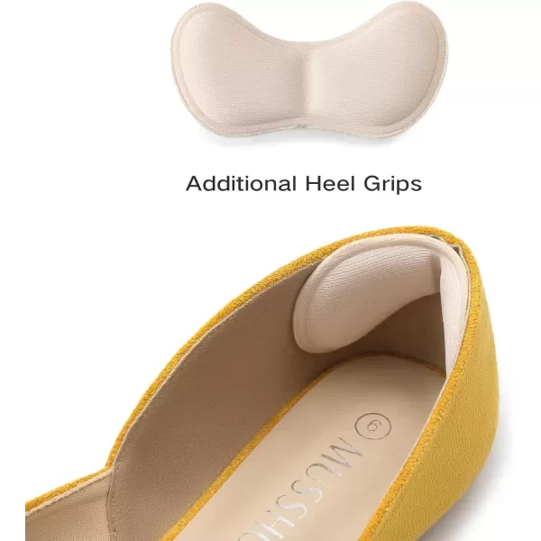 MUSSHOE Flats Shoes Women Pointed Toe Flats for Women Elegant Women's Flats