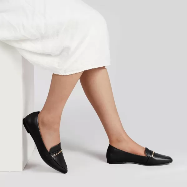 MUSSHOE Flats Shoes Women Pointed Toe Womens Flats Loafers