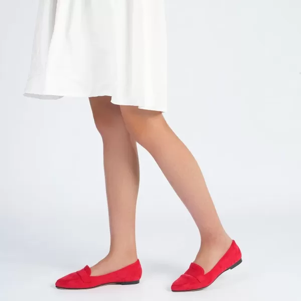 MUSSHOE Flats Shoes Women Pointed Toe Womens Flats Loafers