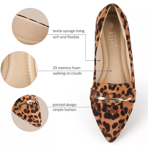 MUSSHOE Flats Shoes Women Pointed Toe Womens Flats Loafers