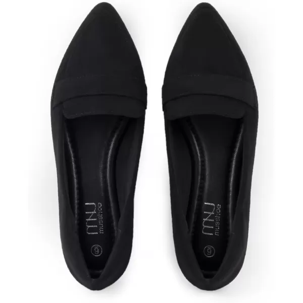MUSSHOE Flats Shoes Women Pointed Toe Womens Flats Loafers