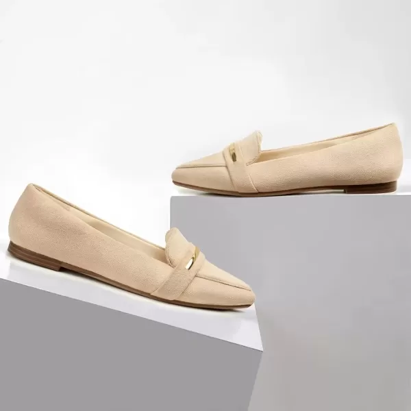 MUSSHOE Flats Shoes Women Pointed Toe Womens Flats Loafers