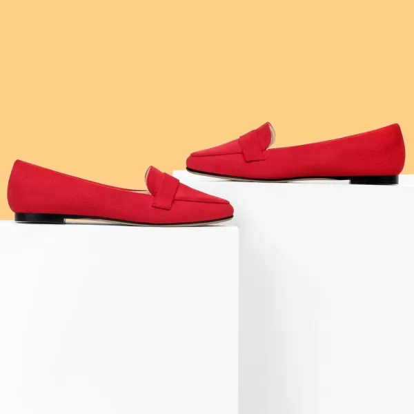 MUSSHOE Flats Shoes Women Pointed Toe Womens Flats Loafers