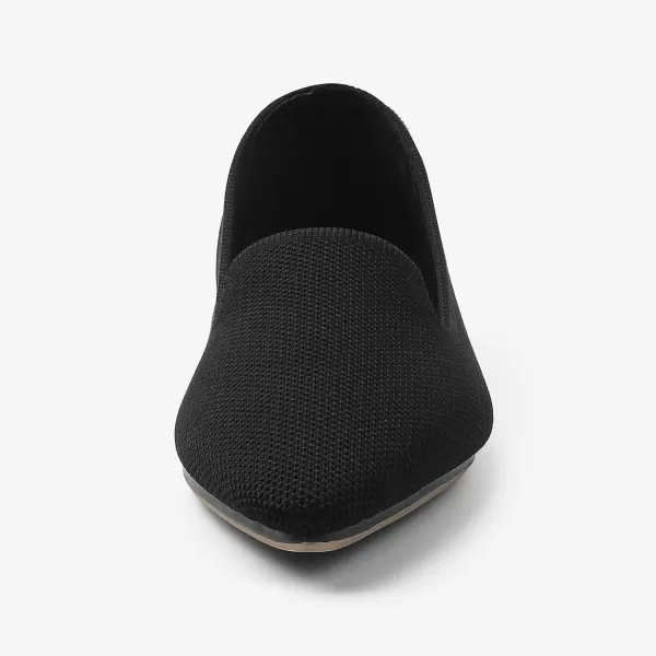 MUSSHOE Flats Shoes for Women Slip on Ballet Flats Dress Shoes Knit Flats Pointed Toe Flat Shoes for Women Comfortable Dressy Women Shoes