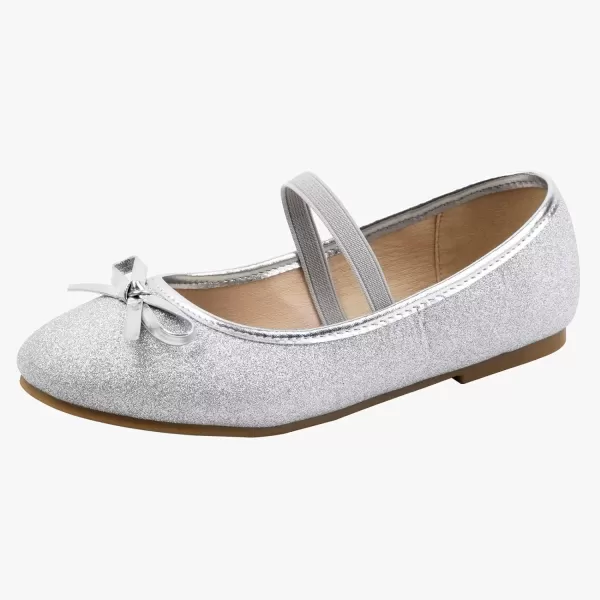 MUSSHOE Girl's Flats Shoes Toddler/Little Kid/Big Kid Girls Dress Shoes Princess Mary Jane Ballet Walking Shoes for Girls