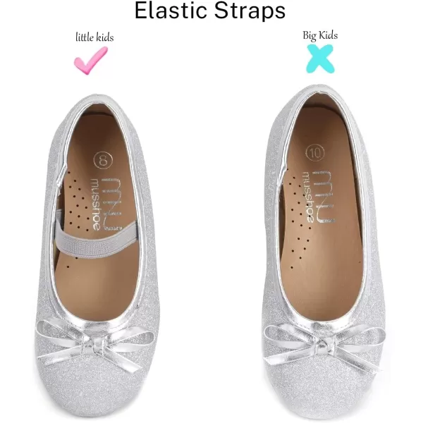 MUSSHOE Girl's Flats Shoes Toddler/Little Kid/Big Kid Girls Dress Shoes Princess Mary Jane Ballet Walking Shoes for Girls