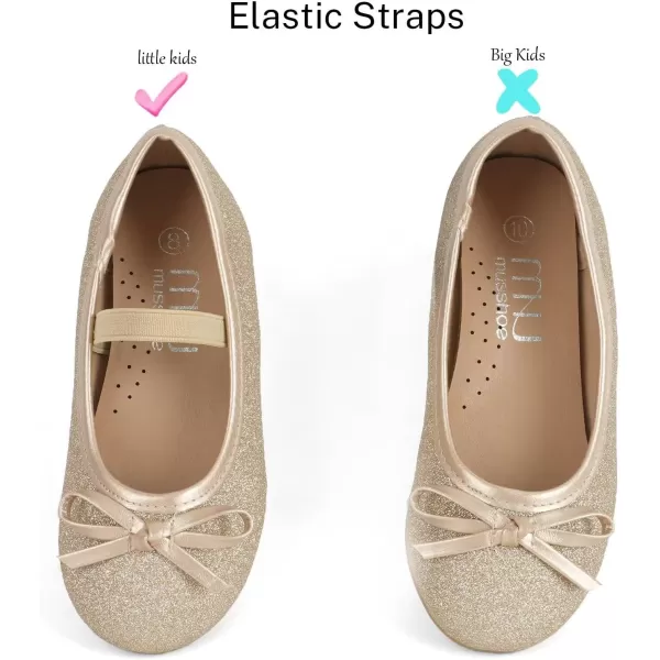 MUSSHOE Girl's Flats Shoes Toddler/Little Kid/Big Kid Girls Dress Shoes Princess Mary Jane Ballet Walking Shoes for Girls