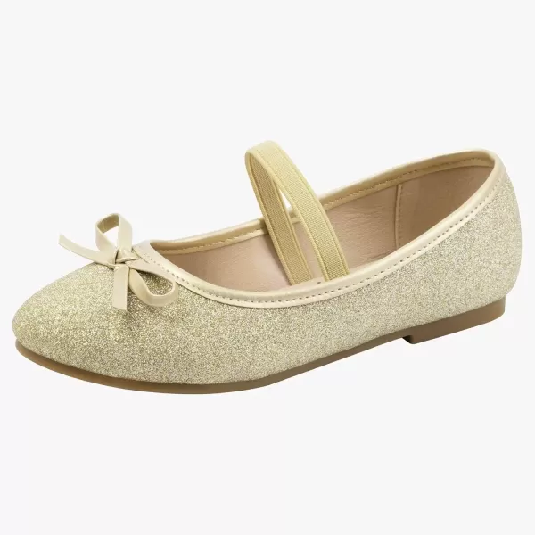 MUSSHOE Girl's Flats Shoes Toddler/Little Kid/Big Kid Girls Dress Shoes Princess Mary Jane Ballet Walking Shoes for Girls