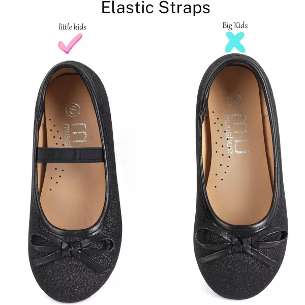 MUSSHOE Girl's Flats Shoes Toddler/Little Kid/Big Kid Girls Dress Shoes Princess Mary Jane Ballet Walking Shoes for Girls
