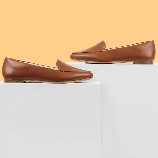 MUSSHOE Loafers for Women Comfortable Pointed Toe Memory Foam Women's Loafers