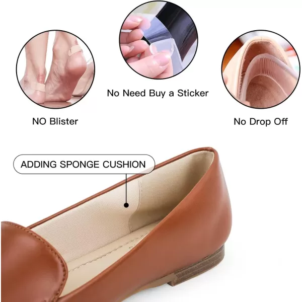 MUSSHOE Loafers for Women Comfortable Pointed Toe Memory Foam Women's Loafers