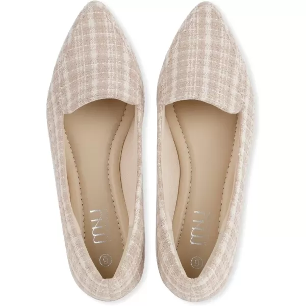 MUSSHOE Loafers for Women Comfortable Pointed Toe Memory Foam Women's Loafers
