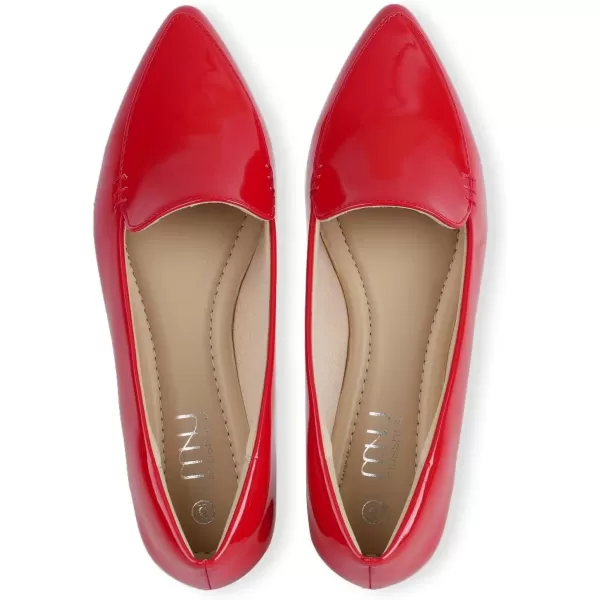 MUSSHOE Loafers for Women Comfortable Pointed Toe Memory Foam Women's Loafers