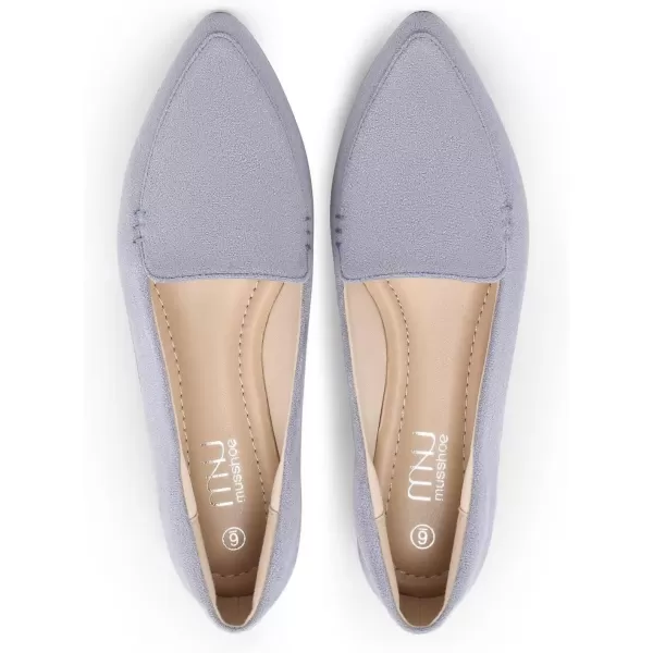 MUSSHOE Loafers for Women Comfortable Pointed Toe Memory Foam Women's Loafers