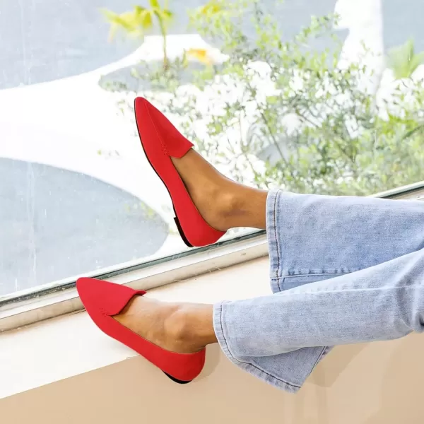 MUSSHOE Loafers for Women Comfortable Pointed Toe Memory Foam Women's Loafers