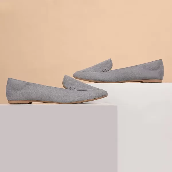 MUSSHOE Loafers for Women Comfortable Pointed Toe Memory Foam Women's Loafers