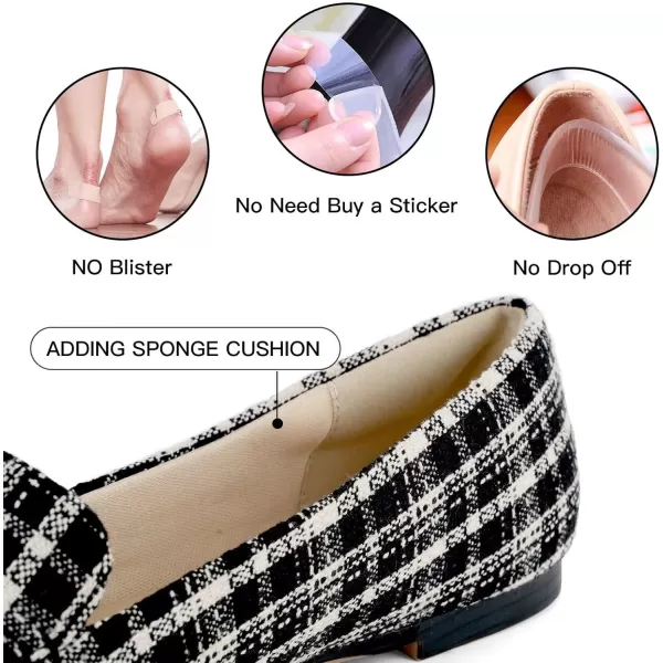 MUSSHOE Loafers for Women Comfortable Pointed Toe Memory Foam Women's Loafers