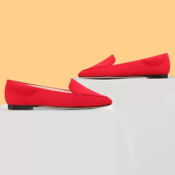MUSSHOE Loafers for Women Comfortable Pointed Toe Memory Foam Women's Loafers