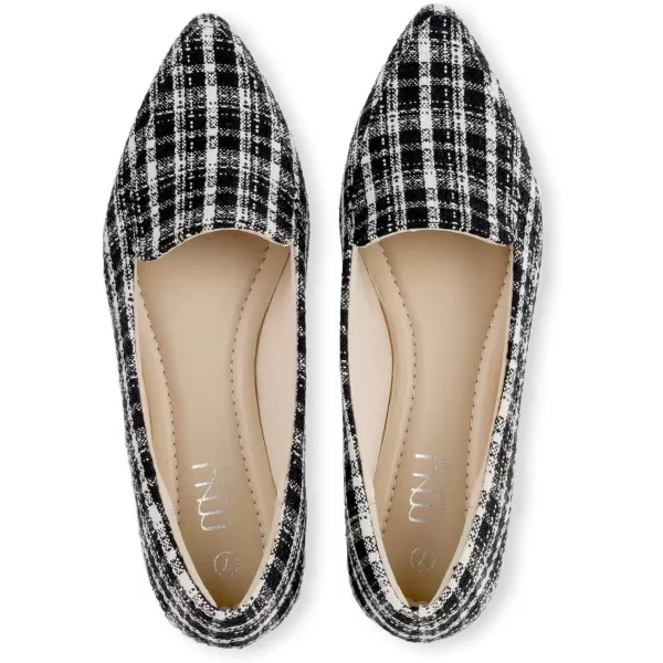 MUSSHOE Loafers for Women Comfortable Pointed Toe Memory Foam Women's Loafers