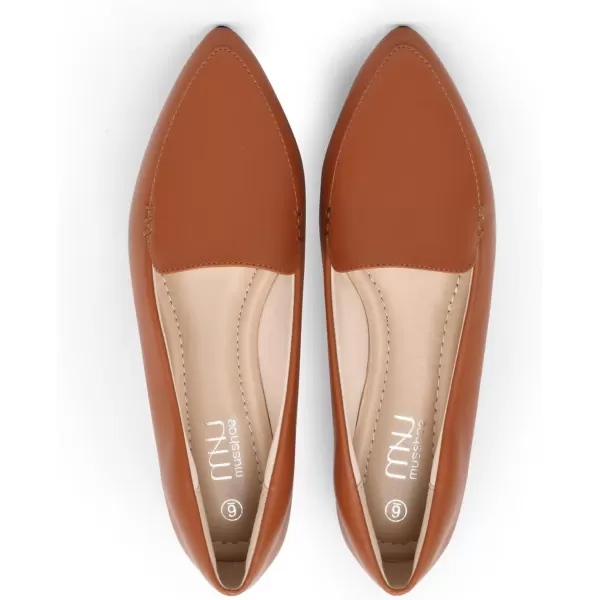 MUSSHOE Loafers for Women Comfortable Pointed Toe Memory Foam Women's Loafers