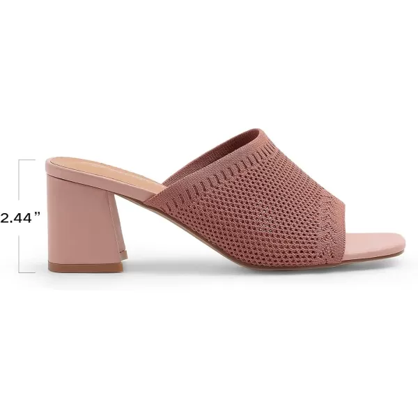 MUSSHOE Low Chunky Heel Sandals Square Toe Breathable Women Sandals