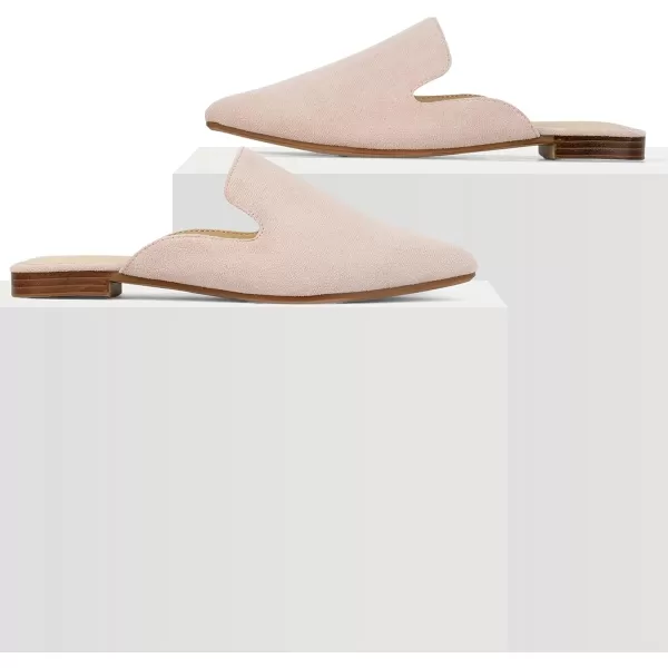 MUSSHOE Mules for Women Flats Comfortable Pointed Toe Women Mules