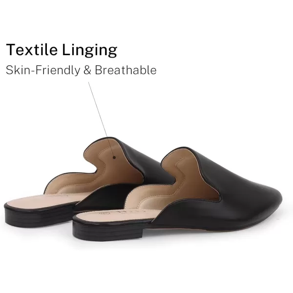 MUSSHOE Mules for Women Flats Comfortable Pointed Toe Women Mules