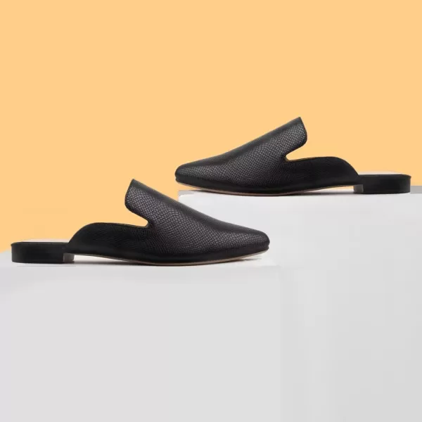 MUSSHOE Mules for Women Flats Comfortable Pointed Toe Women Mules