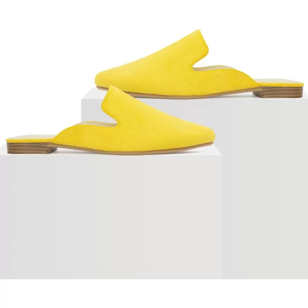MUSSHOE Mules for Women Flats Comfortable Pointed Toe Women Mules