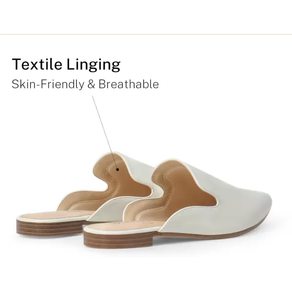 MUSSHOE Mules for Women Flats Comfortable Pointed Toe Women Mules