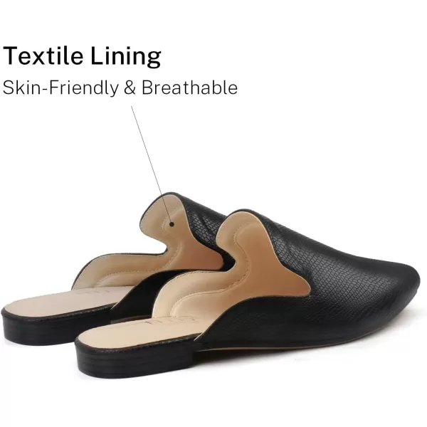 MUSSHOE Mules for Women Flats Comfortable Pointed Toe Women Mules