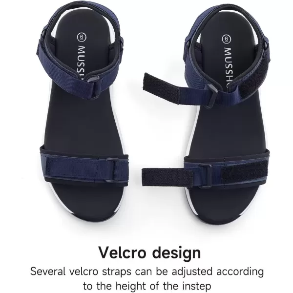 MUSSHOE Sandals Women Comfortable Sandals for Women Dressy Summer Elastic Ankle Strap Casual Summer Beach Flip Flops For Womens Sandals Flats