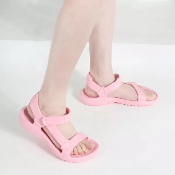 MUSSHOE Sandals Women Comfortable Sandals for Women Dressy Summer Elastic Ankle Strap Casual Summer Beach Flip Flops For Womens Sandals Flats