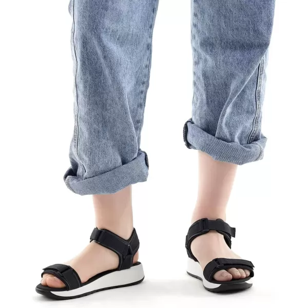 MUSSHOE Sandals Women Comfortable Sandals for Women Dressy Summer Elastic Ankle Strap Casual Summer Beach Flip Flops For Womens Sandals Flats