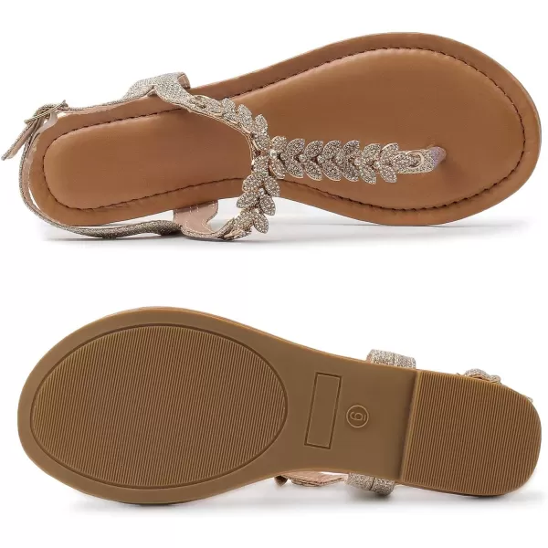 MUSSHOE Sandals for Women Dressy Summer Rhinestone Sandals for Women