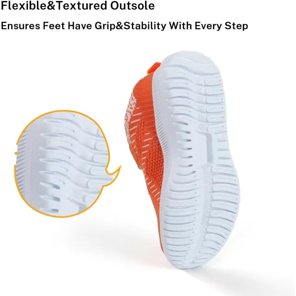 MUSSHOE Unisex - Child Sneaker Breathable Knit Mesh Kids Shoes Walking Shoes for Boys and Girls