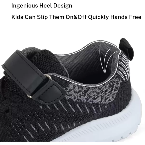 MUSSHOE Unisex - Child Sneaker Breathable Knit Mesh Kids Shoes Walking Shoes for Boys and Girls