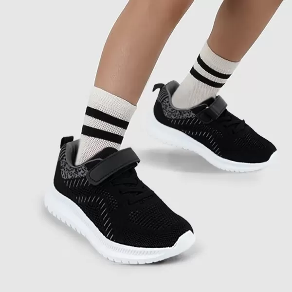 MUSSHOE Unisex - Child Sneaker Breathable Knit Mesh Kids Shoes Walking Shoes for Boys and Girls