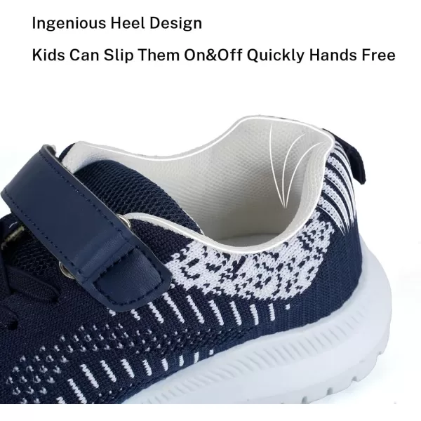 MUSSHOE Unisex - Child Sneaker Breathable Knit Mesh Kids Shoes Walking Shoes for Boys and Girls