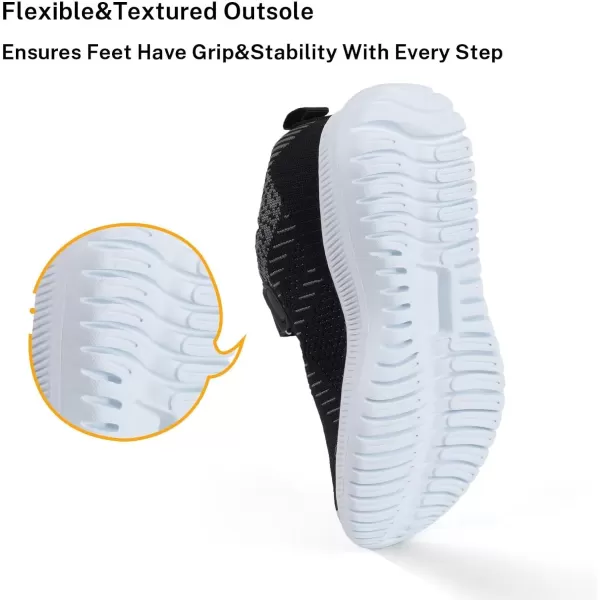 MUSSHOE Unisex - Child Sneaker Breathable Knit Mesh Kids Shoes Walking Shoes for Boys and Girls