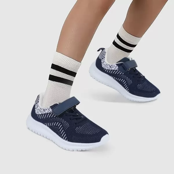 MUSSHOE Unisex - Child Sneaker Breathable Knit Mesh Kids Shoes Walking Shoes for Boys and Girls