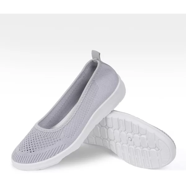 MUSSHOE Walking Shoes Women Breathe Mesh Slip On Sneakers Women Comfortable Lightweight