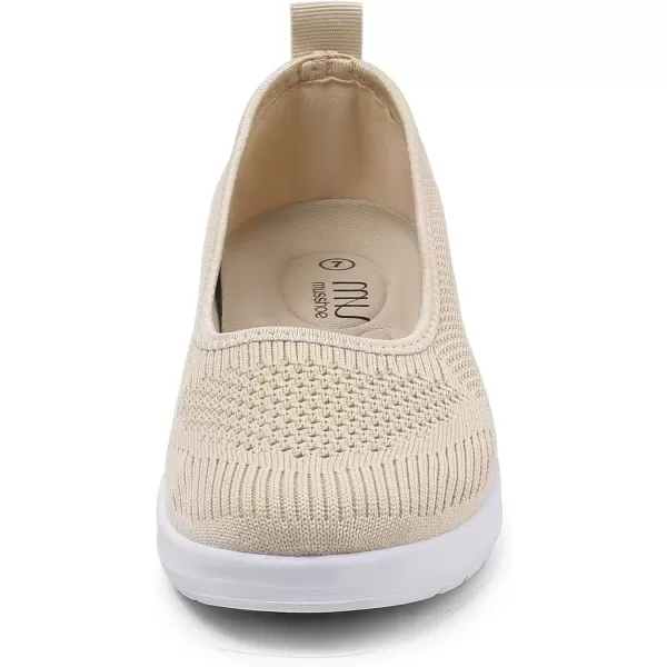 MUSSHOE Walking Shoes Women Breathe Mesh Slip On Sneakers Women Comfortable Lightweight